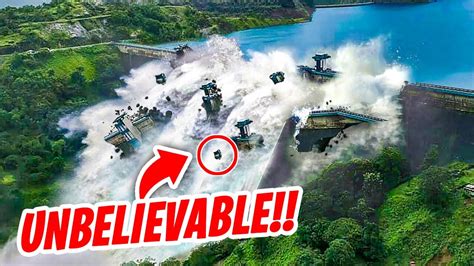 Massive Dam Failures Caught On Camera Youtube