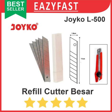 Refill Isi Mata Cutter Joyko Besar L 500 L 150 Cuter Kater L500 L150