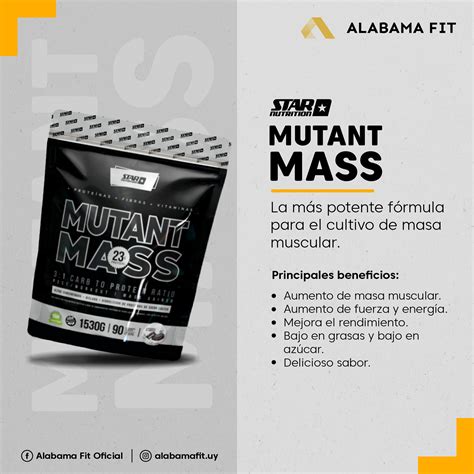 MUTANT MASS GANADOR DE PESO STAR NUTRITION 1 5kg Alabamafit