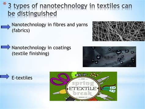 Nanotechnology In Textiles Ppt