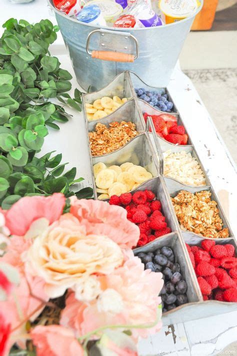 Love Ly Diy Bridal Baby Shower Yogurt Bar Kara S Party Ideas