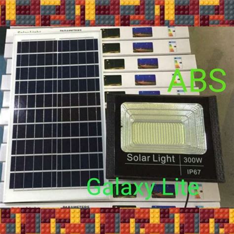 Jual Lampu Sorot Led Solar Cell W Tenaga Surya W Abs Di Seller