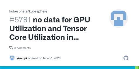 No Data For GPU Utilization And Tensor Core Utilization In NVIDIA DCGM