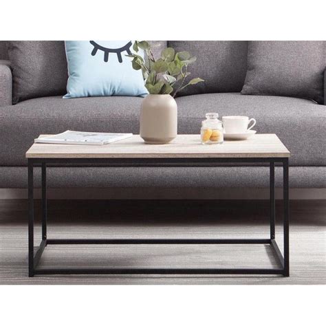 Jual Meja Tamu Coffee Table Dengan Rangka Besi Shopee Indonesia