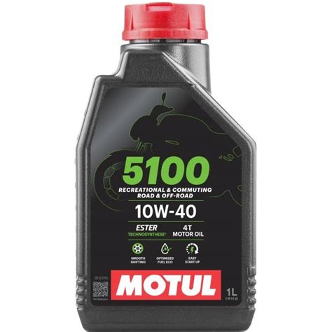 OLEJ MOTUL 5100 ESTER 10W40 1L API SG JASO MA 4T MOTOCYKLOWY 1L MOTUL