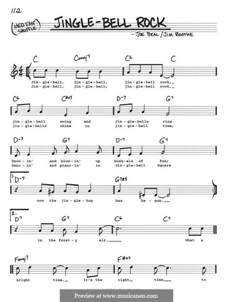 Jingle Bell Rock By J Boothe J Beal Sheet Music On MusicaNeo