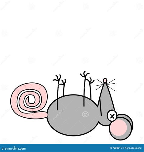 Dead Mouse Stock Illustration Illustration Of Backgrounds 7220815