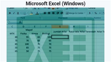 Rumus Sum Average Min Max Dan If Excel Youtube