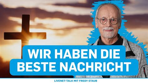 Gott erleben Events für breite Bevölkerung Pfarrer Fredy Staub