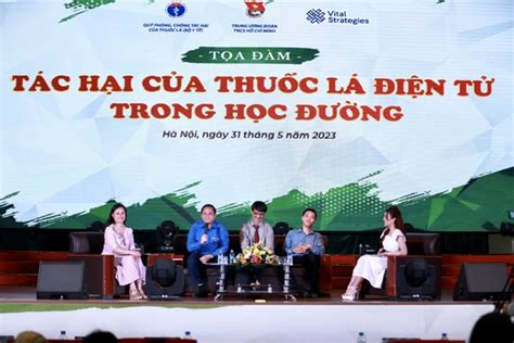 Tọa đàm Tác hại của thuốc lá điện tử trong học đường