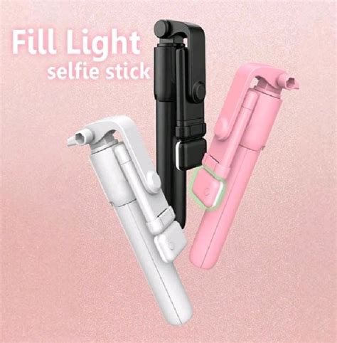 Selfie Stick Tongsis Bluetooth Tripod 3 In 1 R1 Macaron Dan R1 S LED