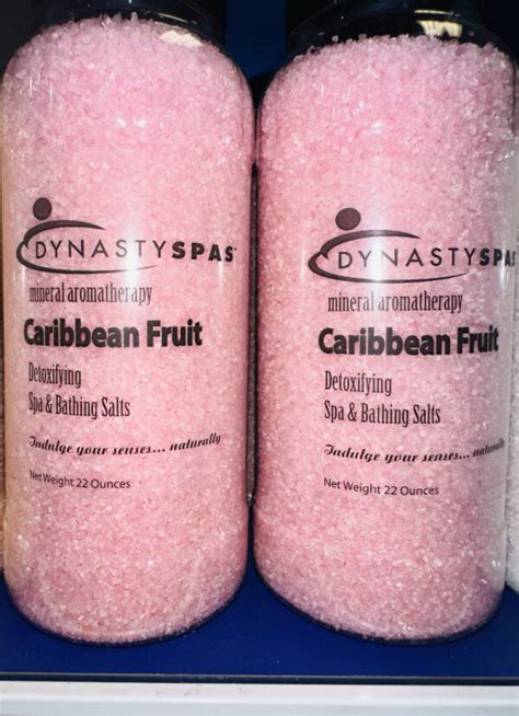 Dynasty Spas Caribbean Fruit Salt Sample Dynasty Pools Spas