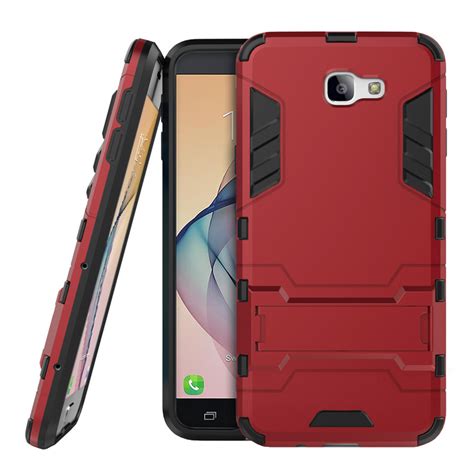 Slim Armour Shockproof Case For Samsung Galaxy J Prime Red