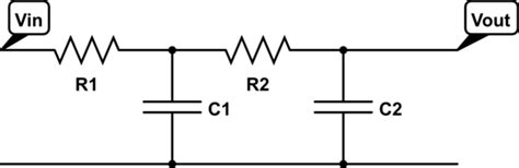 Second Order Low Pass Filter Circuit Diagram