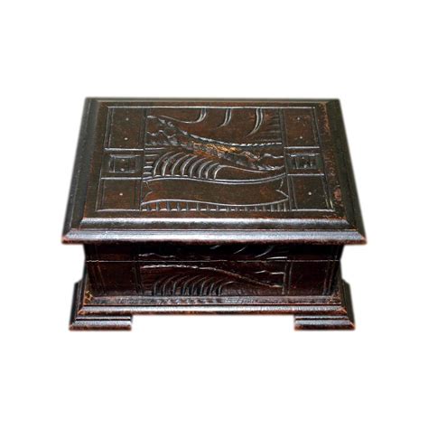 Small Refurbished Victorian Black Forest Jewellery Box JB660