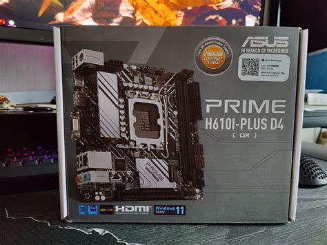 Материнская плата Asus PRIME H610I-PLUS D4-CSM — купить по низкой цене ...