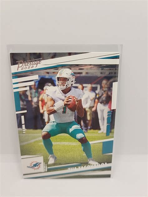 Mavin Tua Tagovailoa 2022 NFL Panini Prestige Football 180 Miami