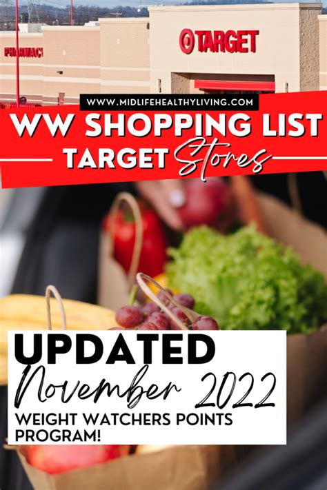 Weight Watchers Foods To Buy From Target