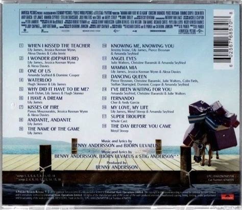 Mamma Mia Movie Soundtrack