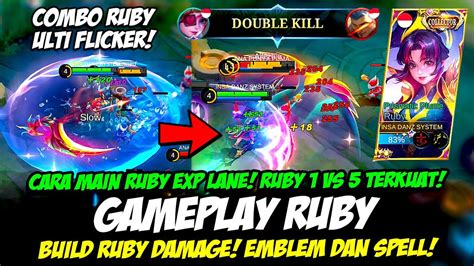 GINI RUBY ULTI FLICKER EMBLEM RUBY EXP BUILD RUBY TERSAKIT 2023