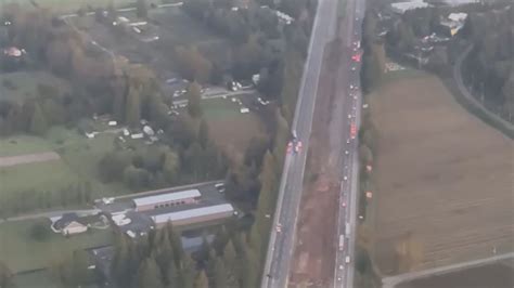 Fatal Crash Closes Highway 1 In Langley Eastbound