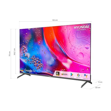 Ripley TELEVISOR SMART TV HYUNDAI 4K ULTRA HD 50 2023 GOOGLE TV