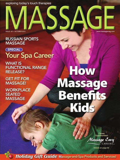 Massage Magazine Exploring Todays Touch Therapies Massage Magazine Massage Today Wellness