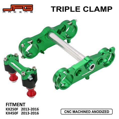 Motorcycle Cnc Triple Tree Clamps Steering Stem And Bar Mount For