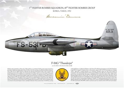 F 84G Thunderjet FS 531 B IK 188 Aviationgraphic