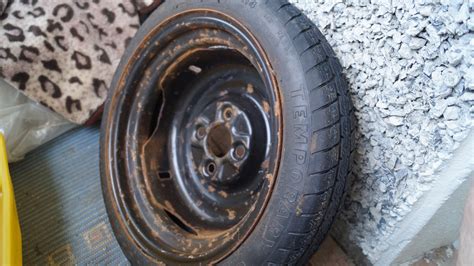 Запасное колесо, домкрат — Volkswagen Golf Mk2, 1,6 л, 1990 года ...
