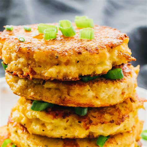 Keto Cauliflower Fritters - Savory Tooth