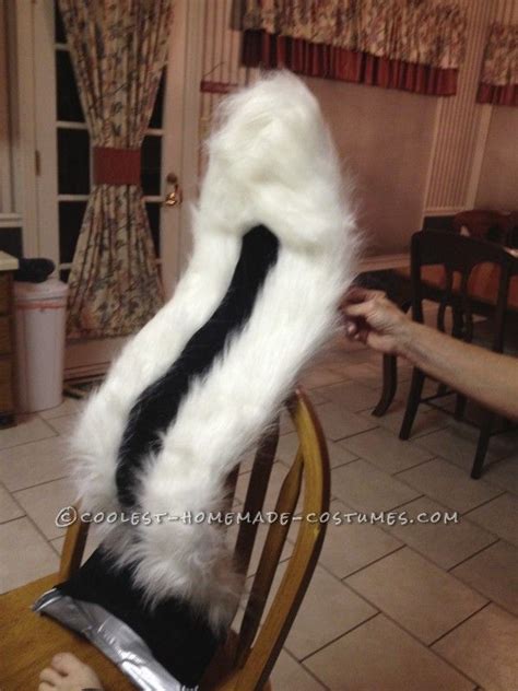 Coolest Homemade Skunk Costume Skunk Costume Halloween Costumes For