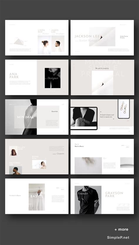 Simple And Minimal And Clean Presentation Template Ppt Powerpoint Basic