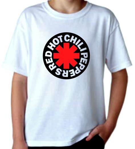 Camiseta Infantil Banda Red Hot Chili Peppers Elo