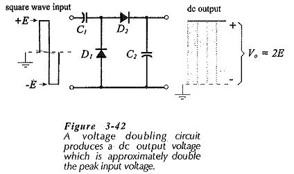 voltage doubler circuit  stage dc voltage multiplier