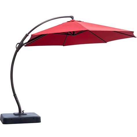 LAUSAINT HOME Outdoor Patio Umbrellas, 12FT Outdoor Umbrella with Base ...