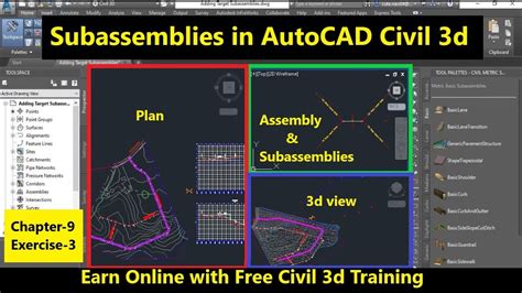 How To Create Subassemblies In AutoCAD Civil 3d Civil 3D Subassembly