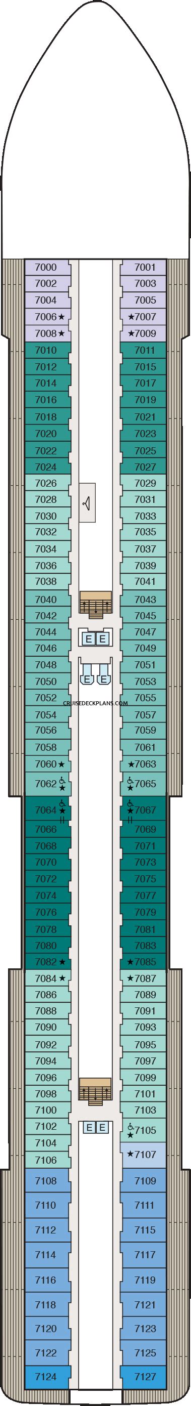 Oceania Vista Deck Plans, Layouts, Pictures, Videos