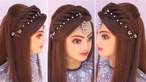 2 Wedding Hairstyles Kashees L Easy Open Hairstyle For Wedding L New Front Hairstyle L Festive