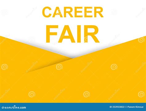 Career Fair Banner Vector with Copy Space for Business, Marketing, Flyers, Banners ...