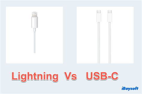 Lightning Cable VS USB C Cable: Which Is Better?