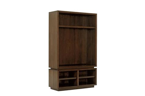 Premium Photo Empty Wooden Cabinet Isolated On White