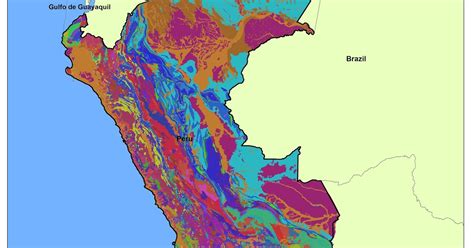 El Baúl de la Geografía Perú y Mundo MAPA GEOLÓGICO DEL PERÚ Fuente