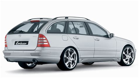 2001 Mercedes Benz C Class Estate By Lorinser Sfondi E Immagini HD