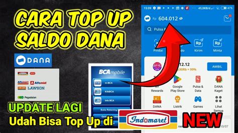 Cara Top Up Dana Dari Bca Indomaret Dan Di Alfamart Terbaru Isi