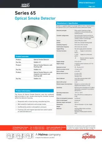 Apollo Series 65 Optical Smoke Detector At Rs 600piece Santacruz