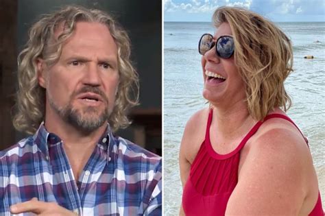 Sister Wives Meri Brown Shows Off Figure In Red Swimsuit At The Beach