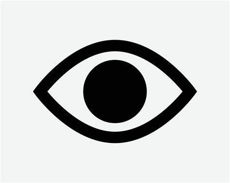 Eye Icon Human Eyeball See Sight Vision Eyesight Sight Lens View Watch