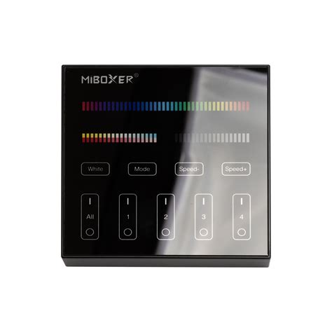 Miboxer B4-B 4-zone panel remote control (RGB+CCT) | ledtech-shop.com