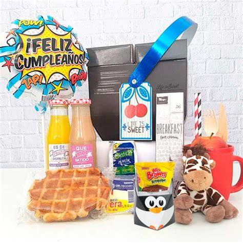 Desayuno Picnic Hombre Waffle Peluche Regalos Que Hablan